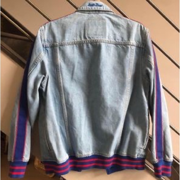 New 2018 NBA All Stars LA Levi’s / Just Don denim jacket, men’s size small - Picture 2 of 5